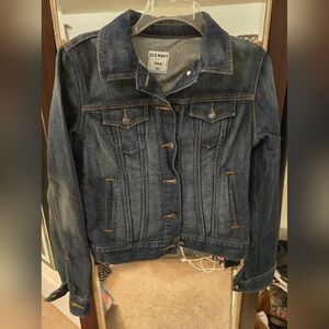 Old Navy Women's Dark Blue Jean Jacket, NWOT, M